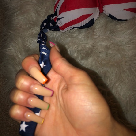 🇬🇧 United Kingdom padded strapless/halter top - Picture 3 of 5